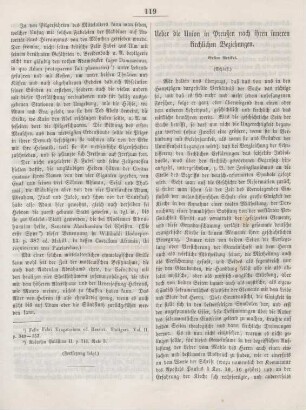 119-124 Ueber die Union in Preußen nach ihren innern kirchlichen Beziehunngen