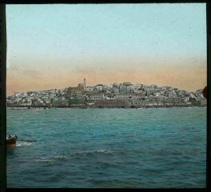 Jaffa vom Meere aus. [Tel Aviv]