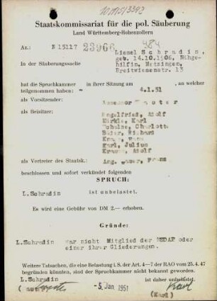 Schradin, Liesel