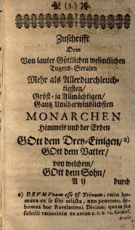 Nachdencklicher Vortrag und Relation, so ... F. Religio wegen Teutschland, in dem Parnasso abgeleget hat ...