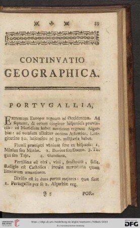 Continuatio Geographica