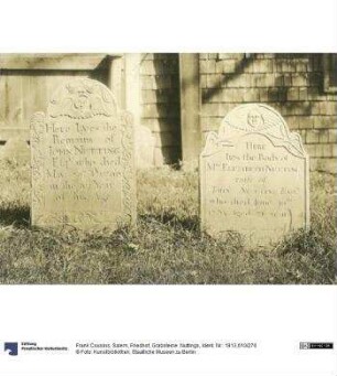Salem, Friedhof, Grabsteine: Nuttings