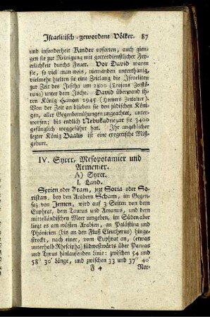 IV. Syrer, Mesopotamier und Armenier.