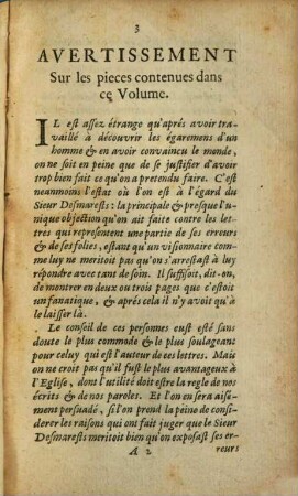 Les Imaginaires, Ou lettres sur L'Heresie Imaginaire ..., 1