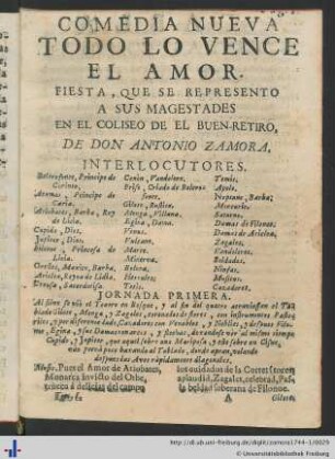 Todo Lo Vence El Amor.
