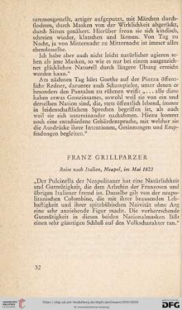 Franz Grillparzer