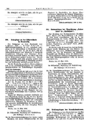 Lehrgänge an der Führerschule in Neustrelitz : [Körperliche Erziehung] ; [Für das Reich] ; [Amtliche Erlasse] ; [Amtlicher Teil]