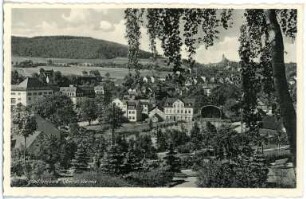 Oberschlema. Blick auf Oberschlema