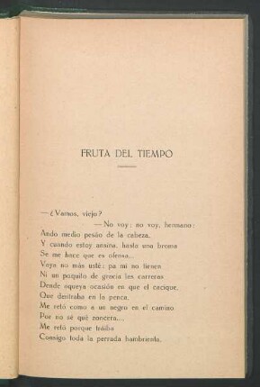 Fruta del tiempo