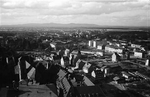 Freiburg i. Br.: Blick vom Münster nach Nordwest