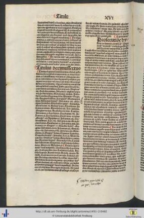 Titulus XVI.