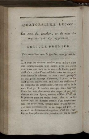 Quatorziéme Leçon.