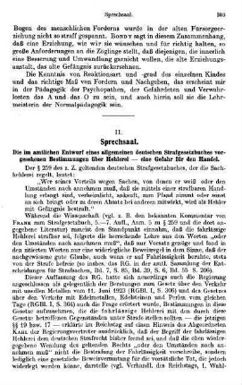 303-306, II. Sprechsaal