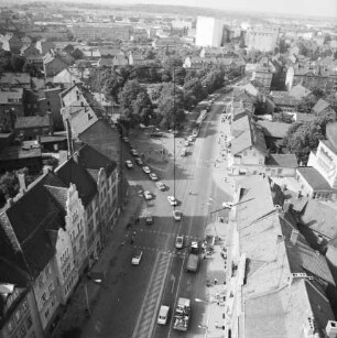 Ilversgehofener Platz in Erfurt : Blickrichtung Norden