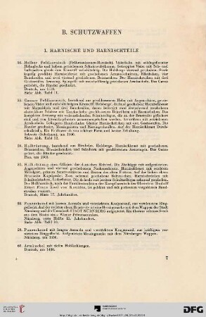 B. Schutzwaffen (Nr. 54-84)