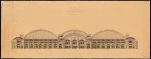 Hauptbahnhof, Frankfurt/Main Empfangsgebäude: Ansicht Hauptfassade