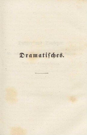Dramatisches