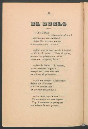 El duelo
