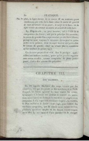 Chapitre III. Des Machines.