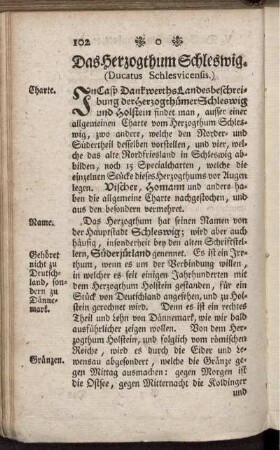 Das Herzogthum Schleswig.