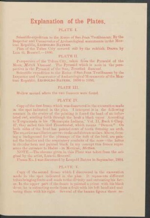 Explanation of the Plates.