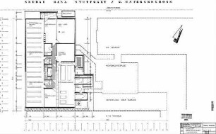 Stuttgart Hbf: Neubau der Basa Nebengeb.
