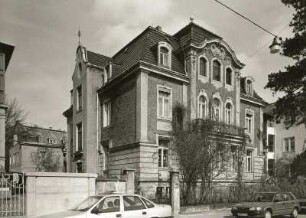 Dresden-Neustadt, Arndtstraße 7. Villa "Bianka" (um 1900). Straßenansicht