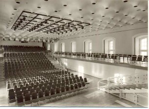 Stadthalle - Innenansicht. Detmold. Schlossplatz