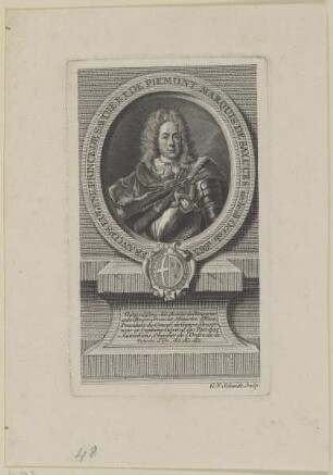 Bildnis des François Eugène de Savoie