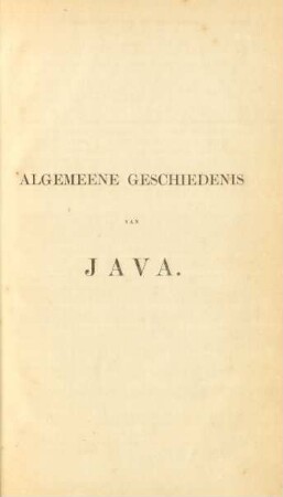 Algemeene geschiedenis van Java