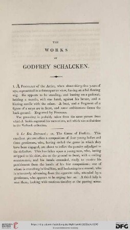 The Works of Godfrey Schalcken