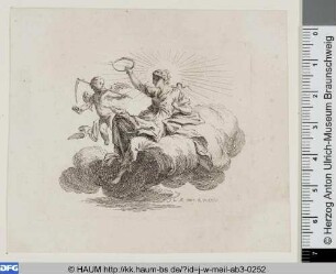 Venus und ein Putto mit Sense
