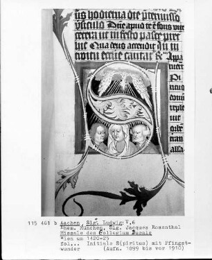 Plenarmissale aus dem Collegium Ducale — Initiale S (piritus Domini), Folio 131recto