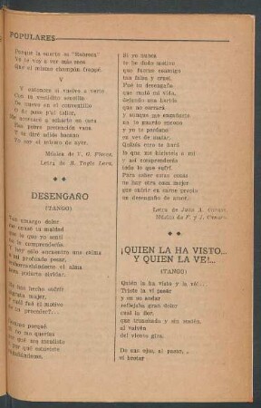 ¡Quien la ha visto... y quien la ve!... : (Tango)