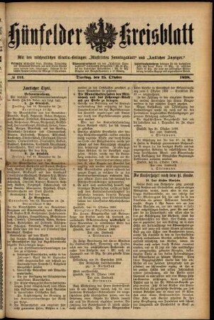 Ausgabe vom Dienstag, den 25. Oktober 1898.