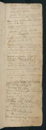 [Ritus depositionis, d. h. Depositionsverzeichnis 1653-1800]
