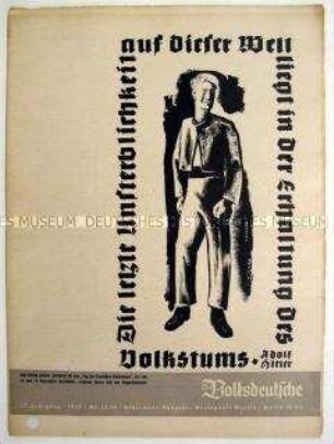 Halbmonatszeitschrift "Der Volksdeutsche" u.a. zum "Reichsparteitag der Arbeit"