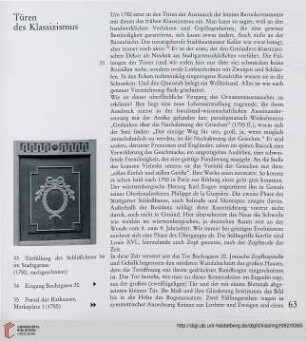 Türen des Klassizismus