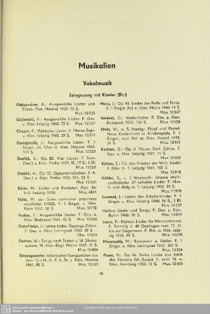 Vokalmusik