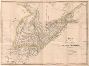 Map of Central Assam comprising the 2 Zillahs of Durrung and Nowgong. Part II