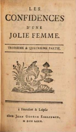 Les Confidences D'Une Jolie Femme, 3/4