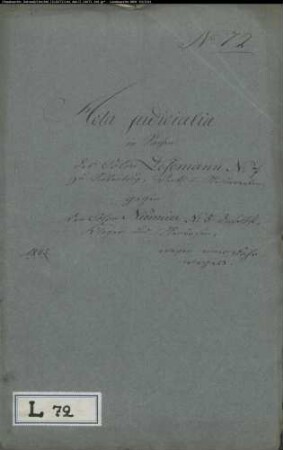 Lesemann Nr. 7 zu Sibbentrup gegen Niemeier zu Sibbentrup