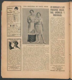Una maestra de doce años