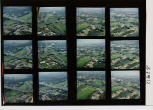 Kanalbrücke über die Weser - Mittellandkanal, Minden, 1998
