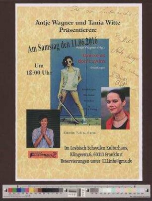 Antje Wagner und Tania Witte präsentieren: : Unicorns don't swim