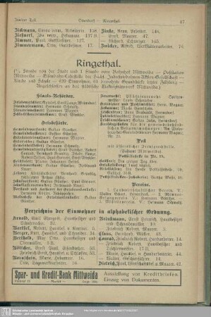 Ringethal