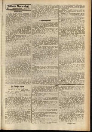Zweite Ausgabe vom Mittwoch, den 24. Dezember 1913.