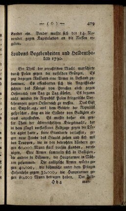 Loudons Begebenheiten und Heldenthaten 1790.