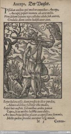 Auceps. Der Vogler.