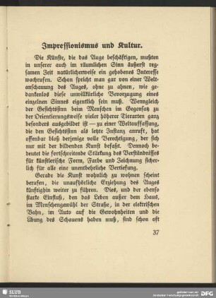 Impressionismus und Kultur